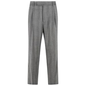 Pt01 'Quindici' Grey Virgin Wool Pants Men